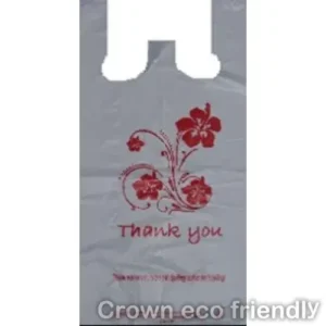 white plastic t-shirt bags